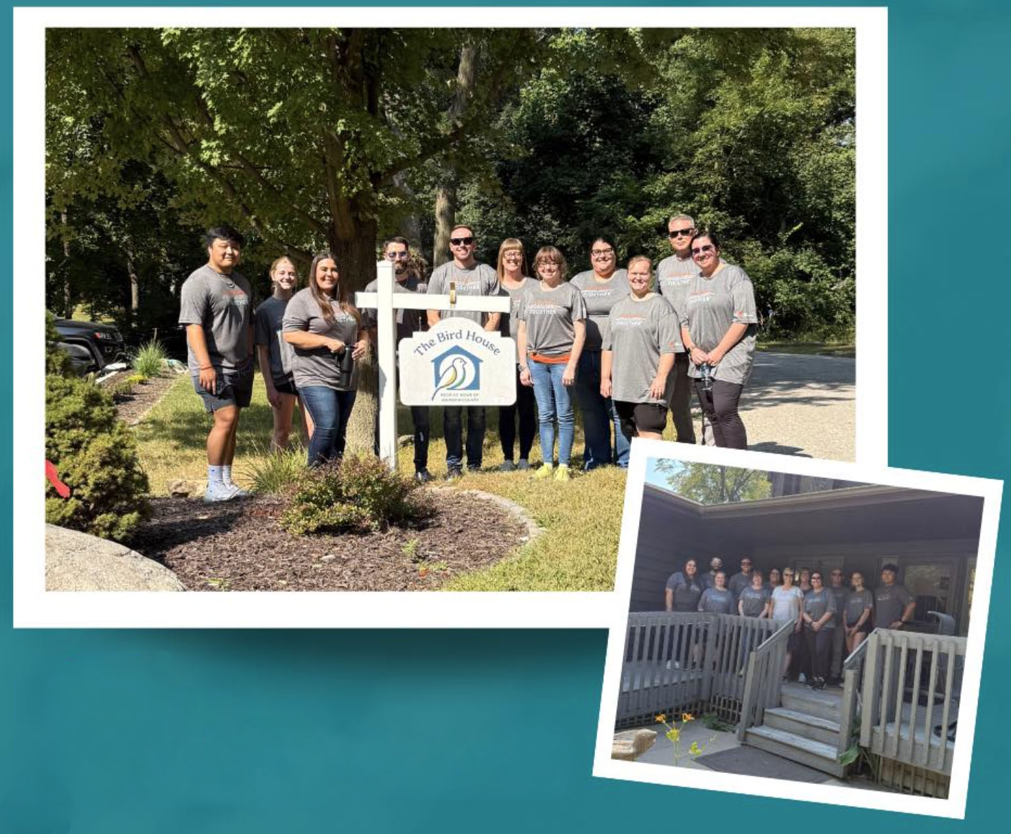 The Bird House New Logo on Front Sign